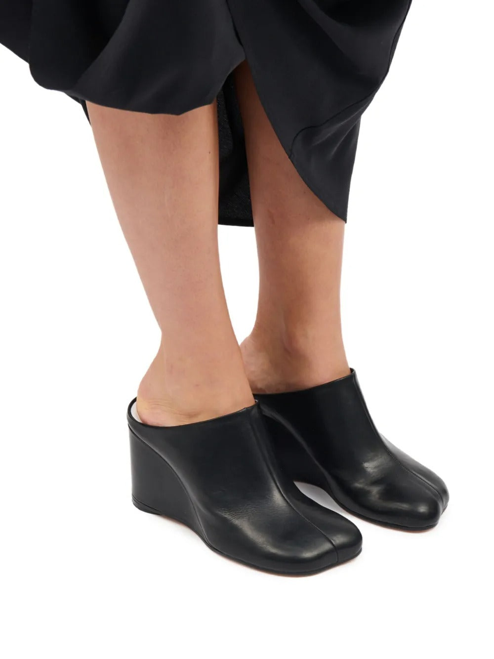 MM6 Maison Margiela-leather mules-