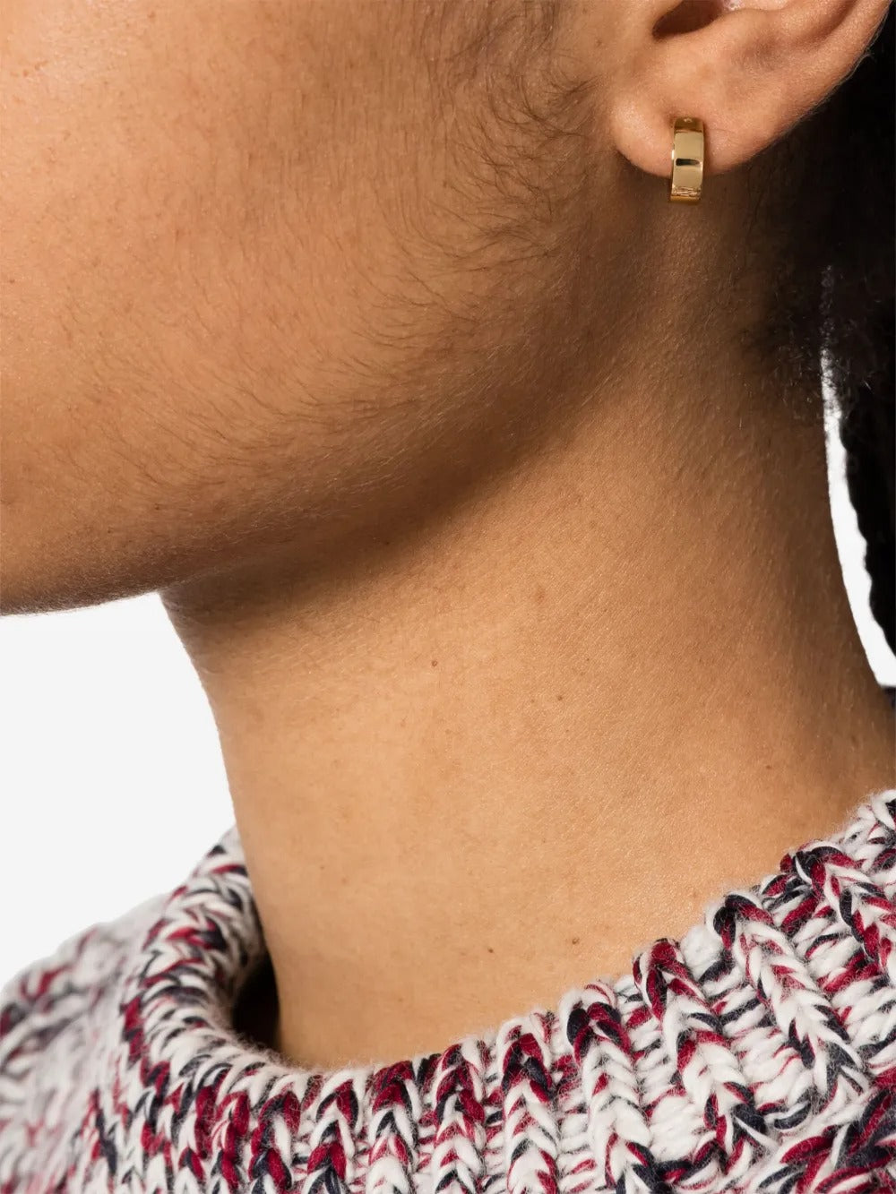 MM6 Maison Margiela-Minimal logo 4mm earrings-