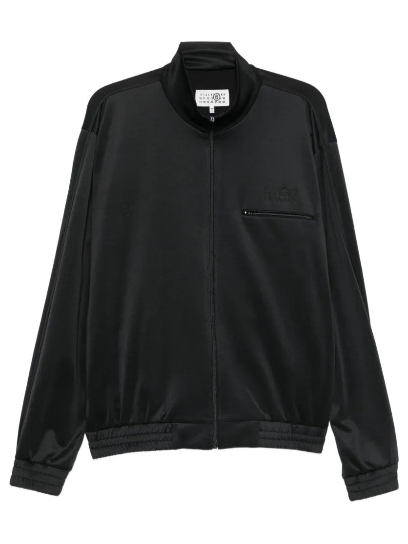 MM6 Maison Margiela-Sweatshirt with embroidered logo and – Dope