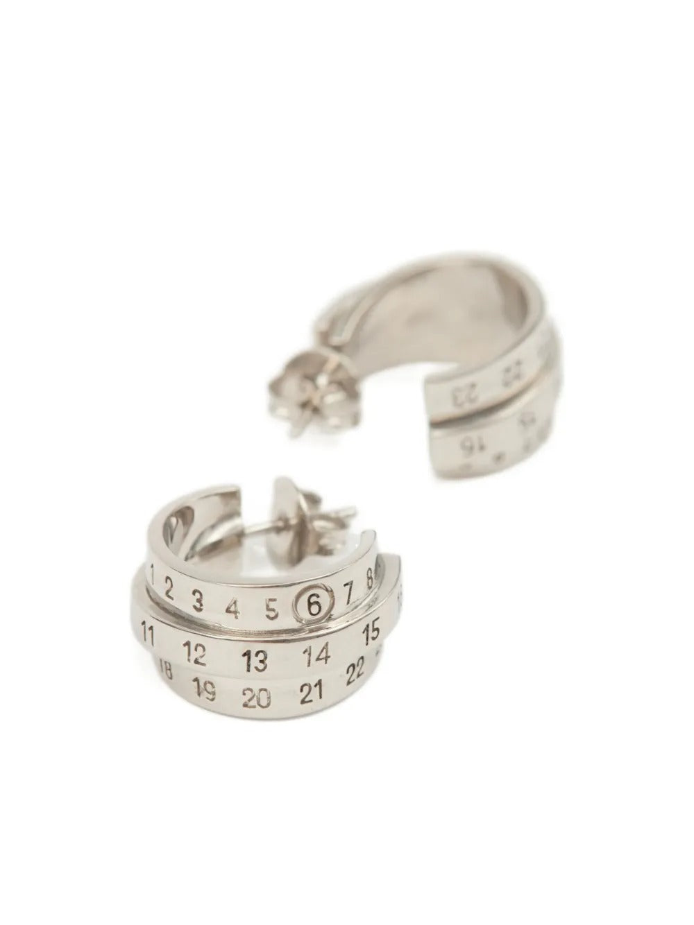 MM6 Maison Margiela-Triple logo earrings-