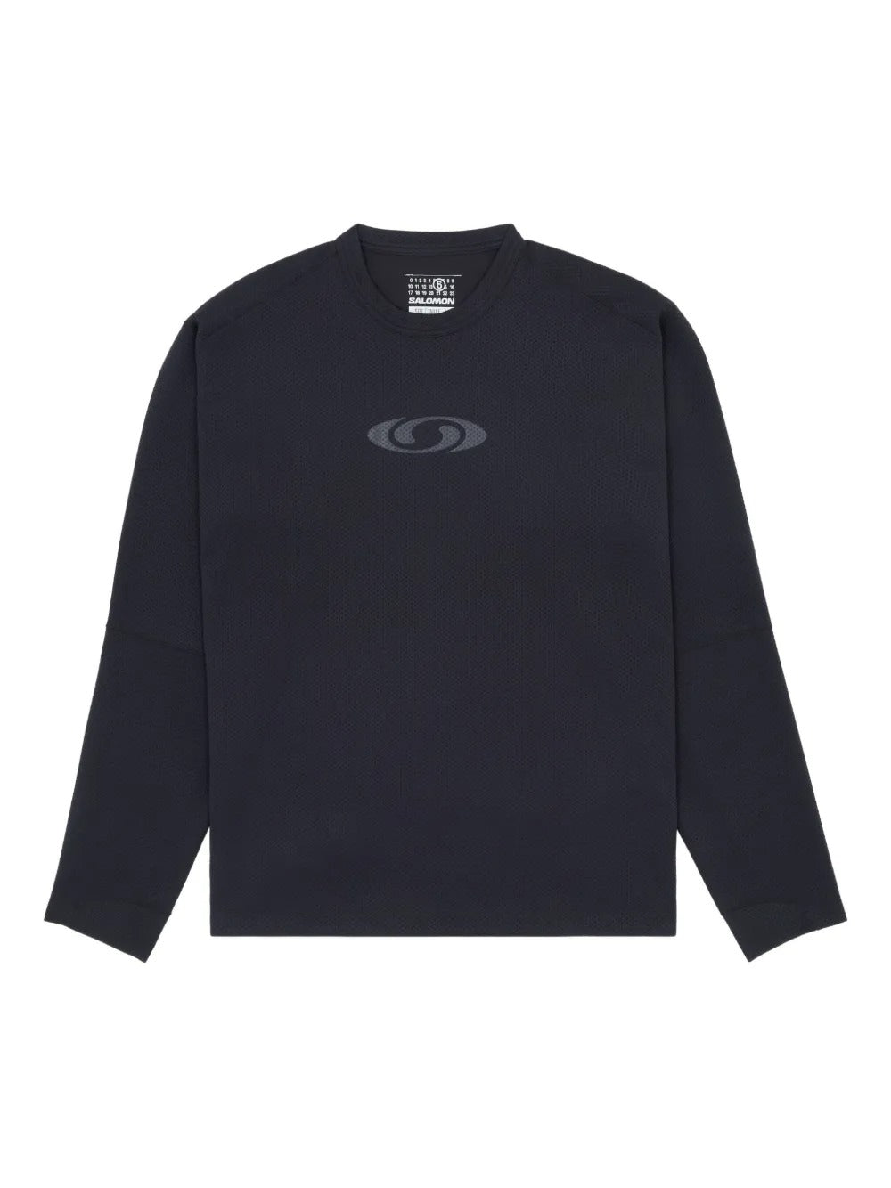 MM6 Maison Margiela X Salomon-textured logo long-sleeved – Dope
