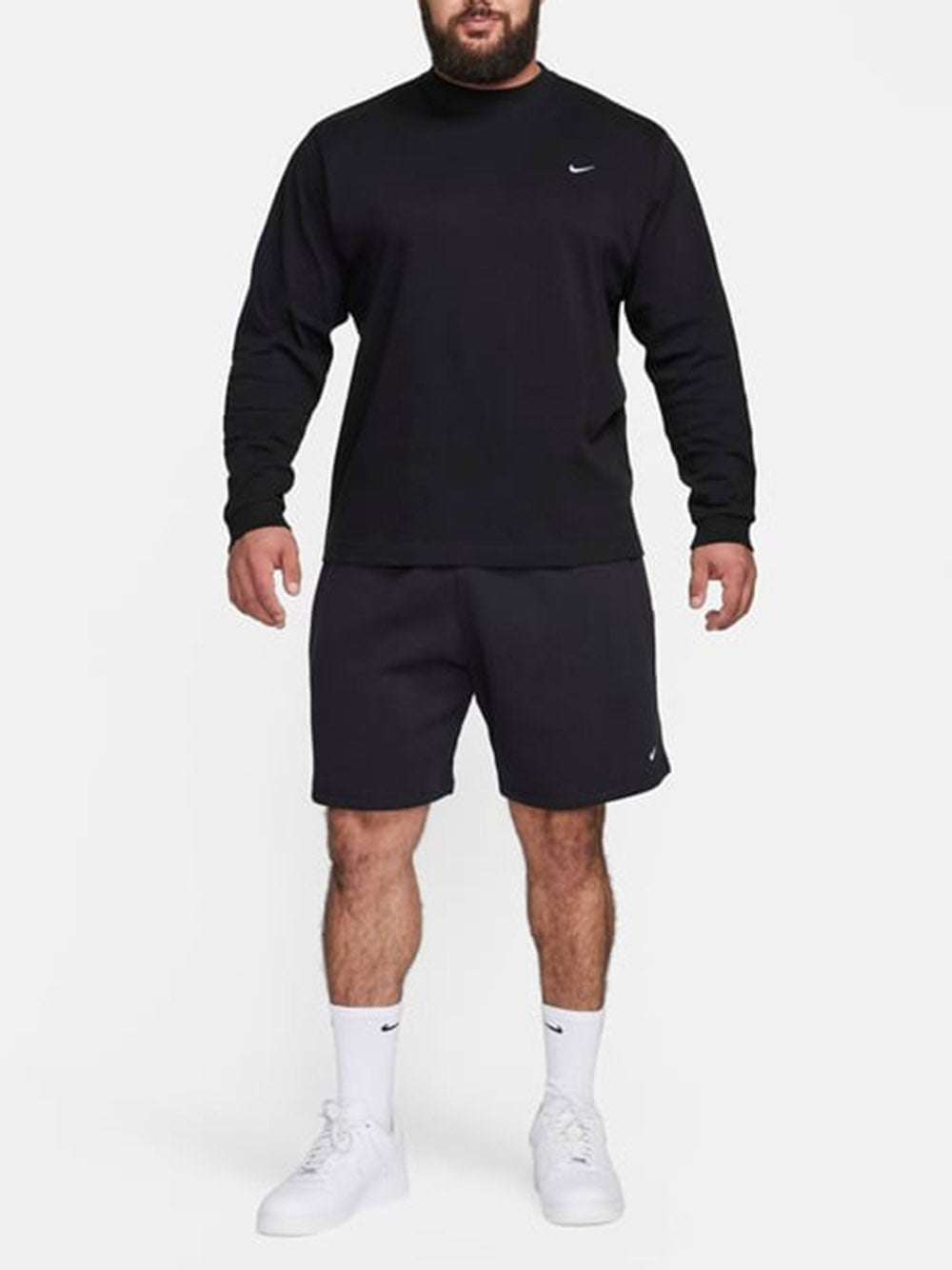 NIKE-Solo Swoosh "Black" T-shirt-