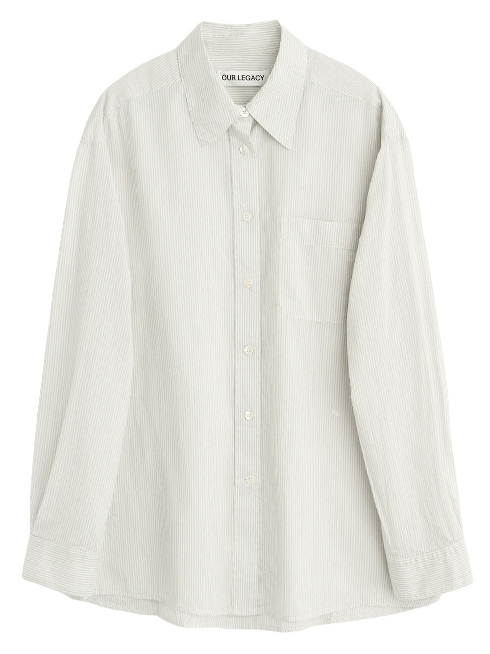 OUR LEGACY-ABOVE SHIRT-M2262AI INDEX STRIPE COOLTHREAD CLOTH – Dope
