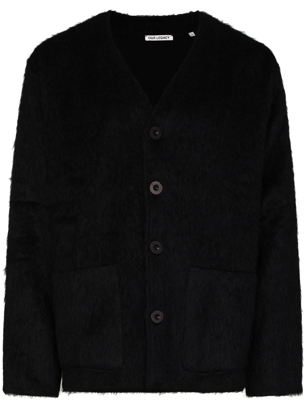 OUR LEGACY-CARDIGAN-M4206CBM BLACK MOHAIR – Dope