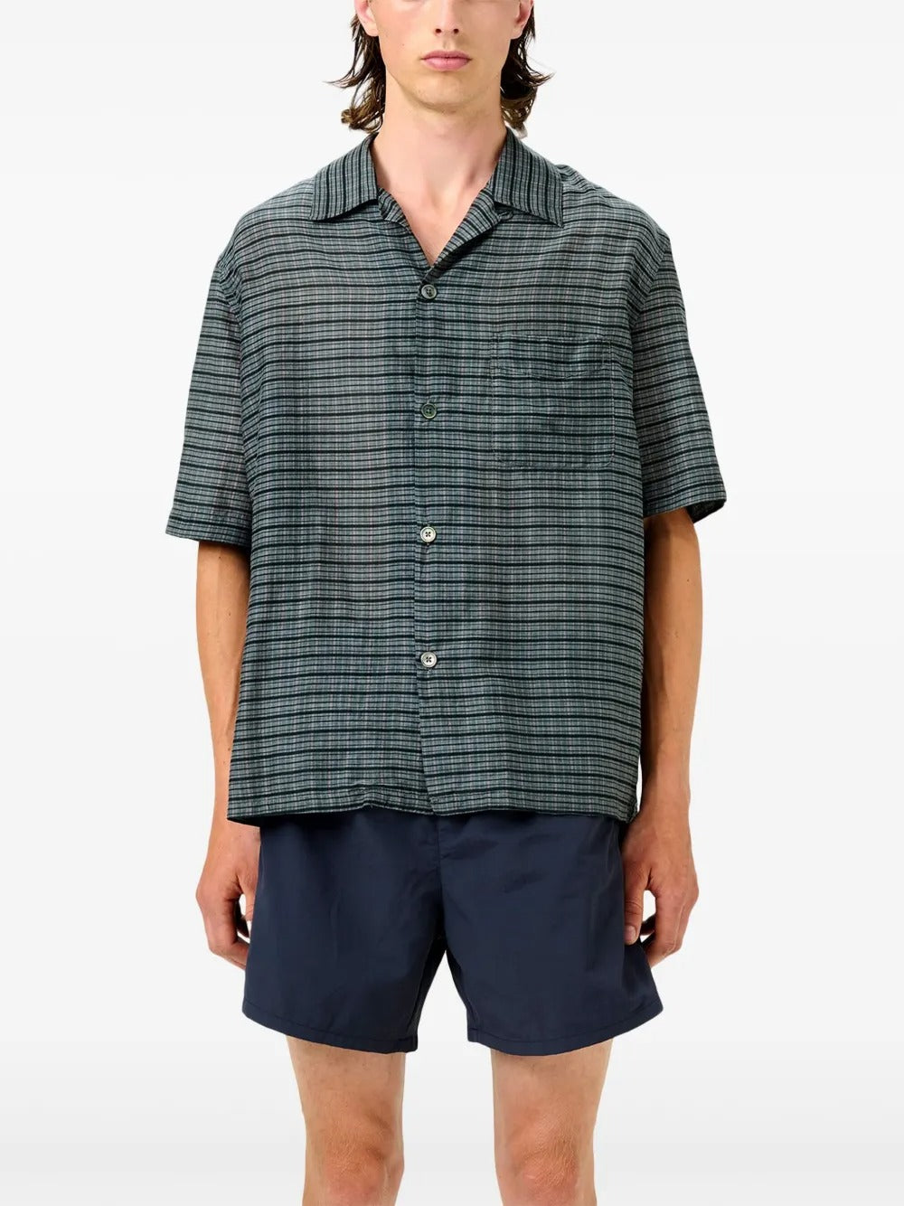 OUR LEGACY-HEUSEN SHIRT SHORTSLEEVE-