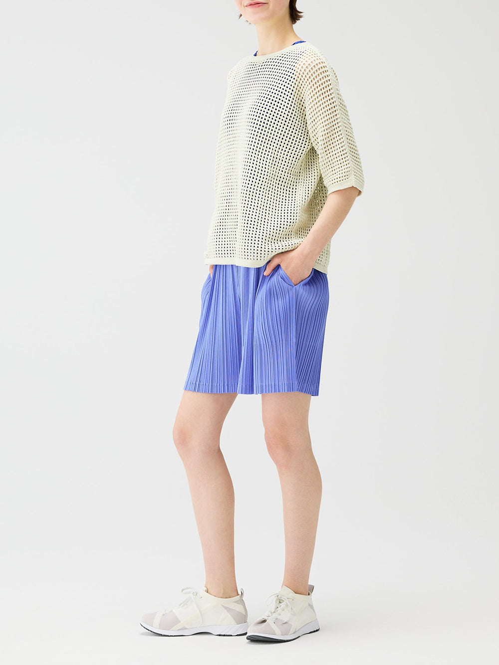 PLEATS PLEASE ISSEY MIYAKE-LOOP BOTTOMS-