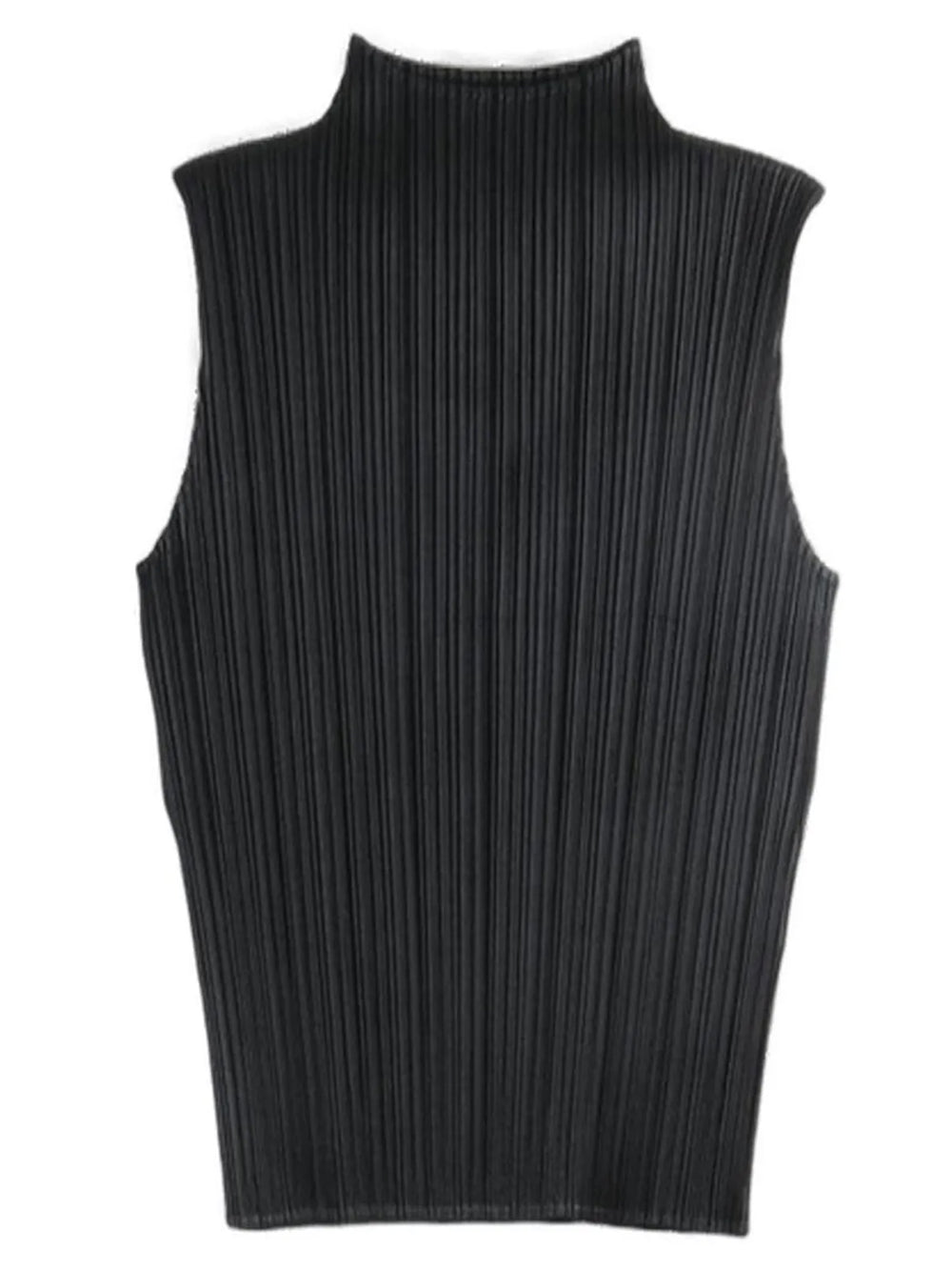 PLEATS PLEASE ISSEY MIYAKE-Pleated high-neck top-