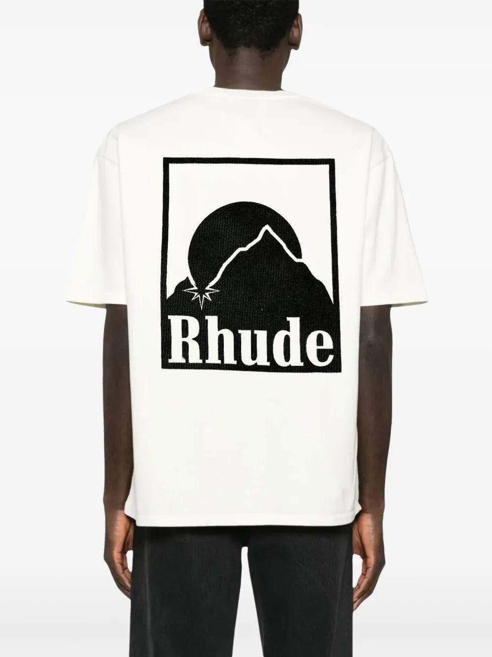 RHUDE-MOONLIGHT BADGE TEE-