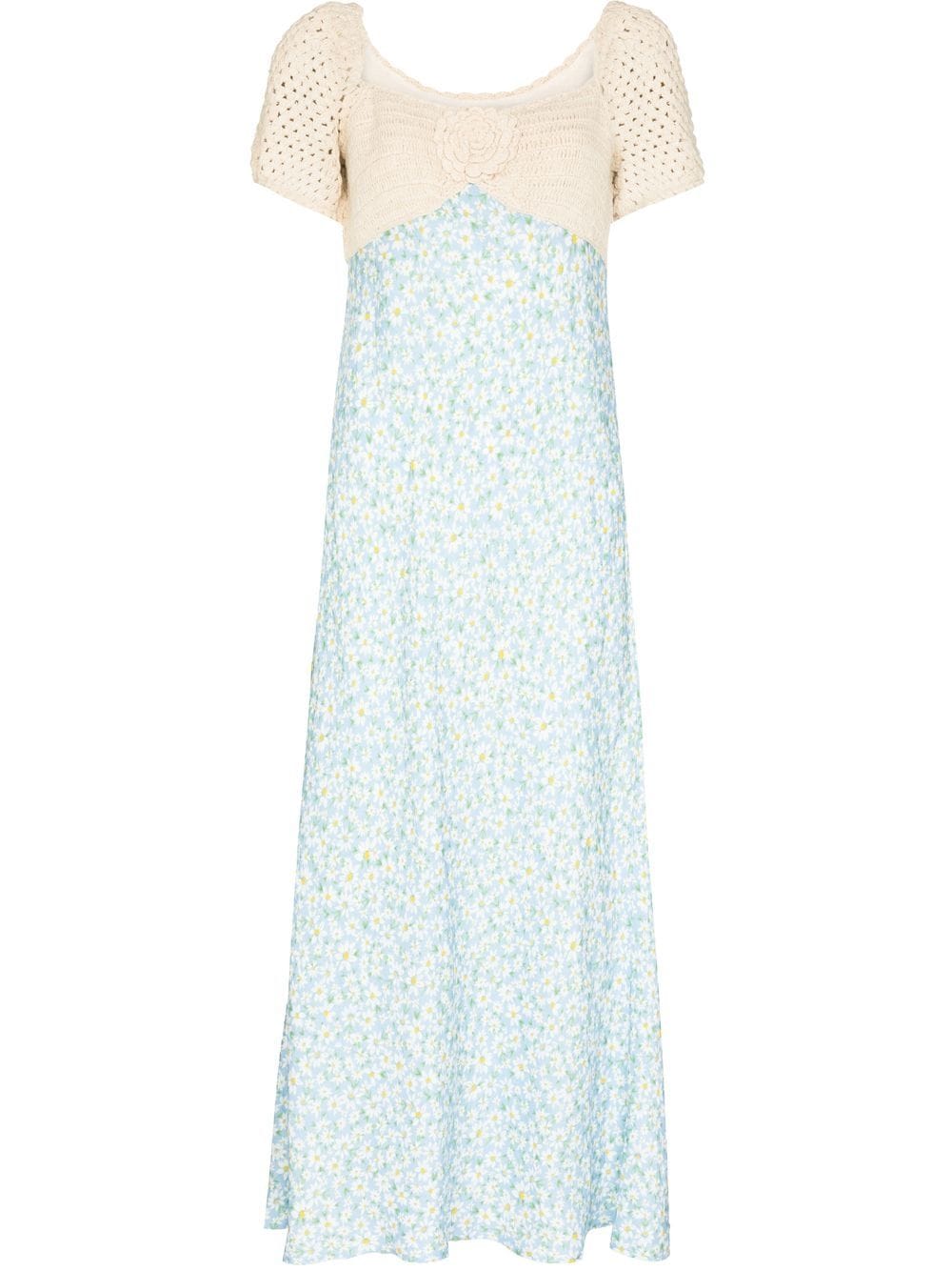 RIXO-Sardinia dress-0100153110401907 BLUE DAISY CHAIN Dope RIXO-Sardinia dress-0100153110401907 BLUE DAISY CHAIN Dope