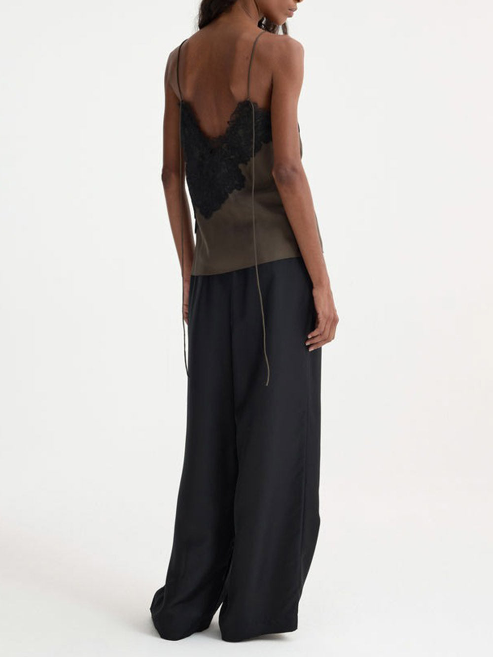 RÓHE-Lace silk camisole-