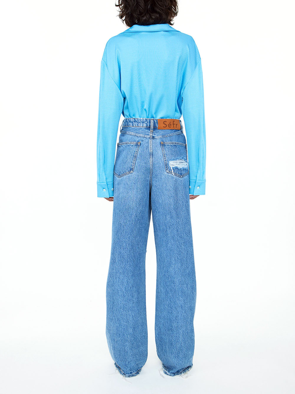 SEFR-LOOSE CUT JEANS-