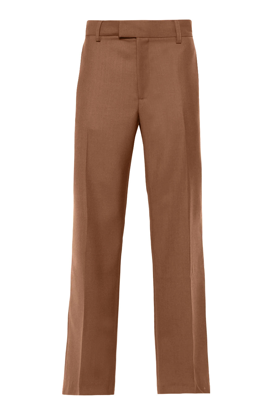 SEFR-MIKE SUIT TROUSER-SS24MIKESUIT MID BROWN WOOL – Dope