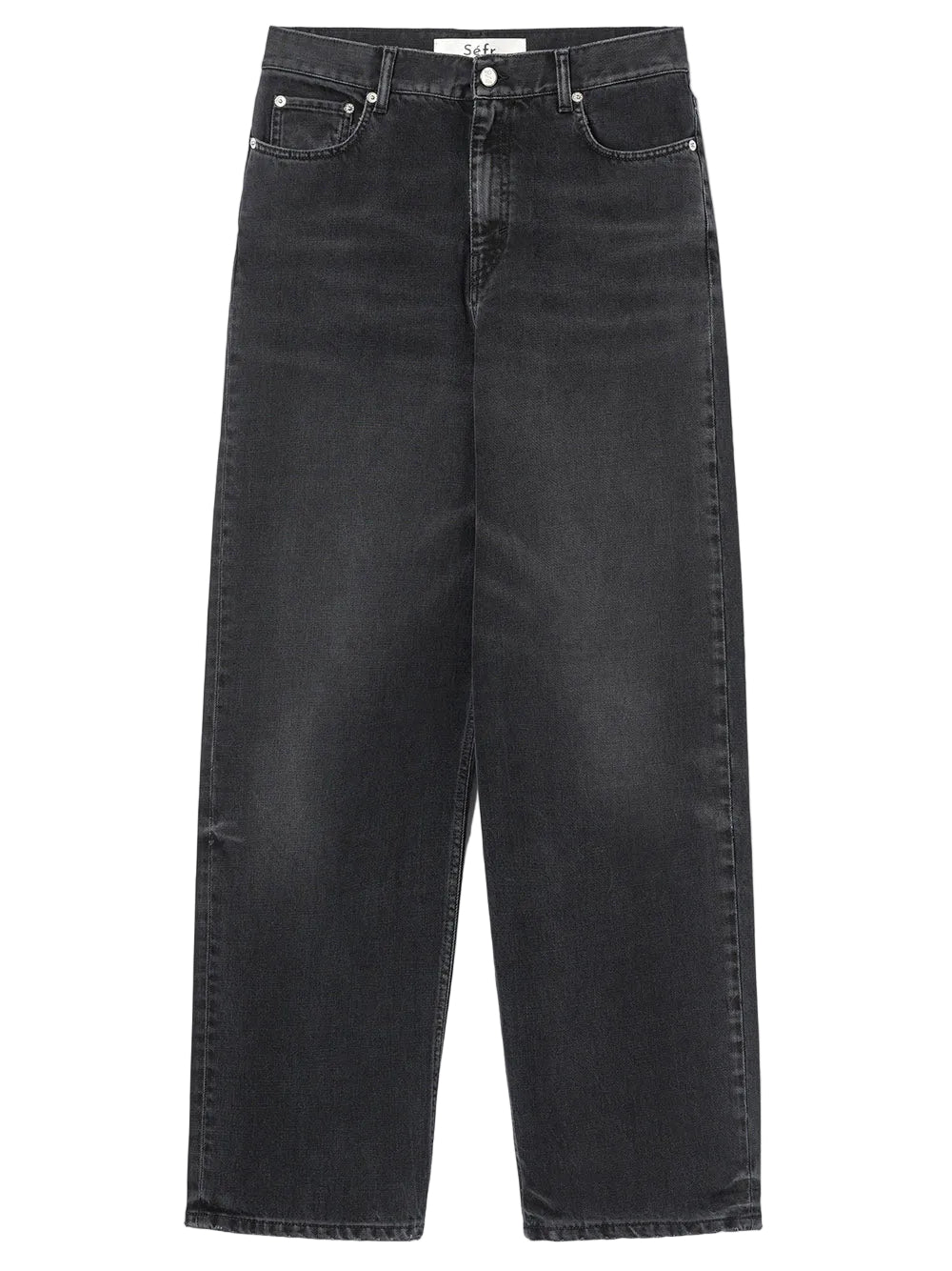 SEFR-WIDE CUT JEANS-MFW24WIDECUT CREASED BLACK – Dope
