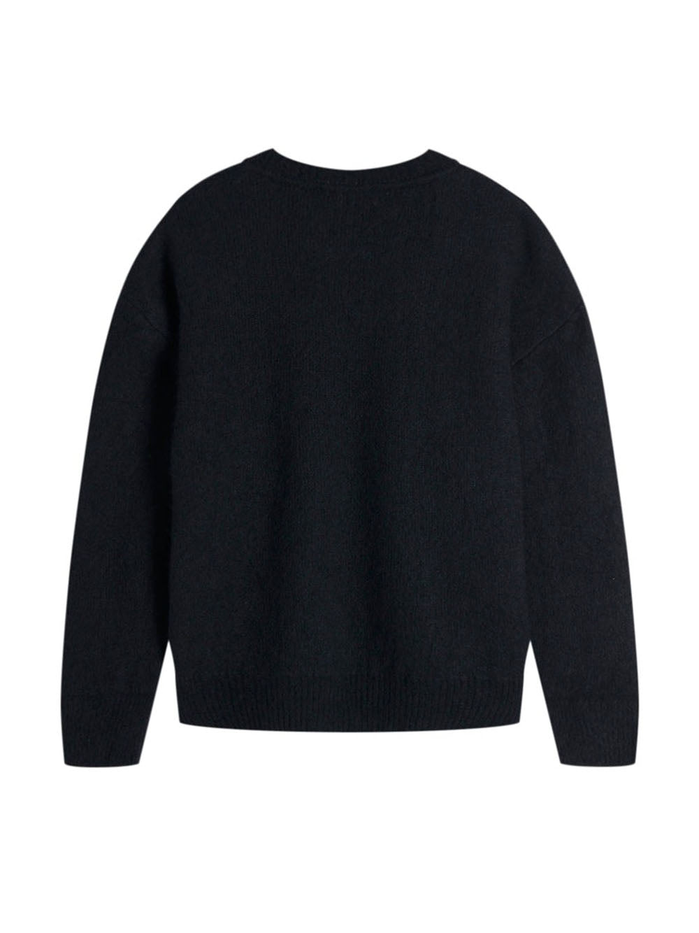 SIMONE ROCHA-ALPACA KNIT RELAXED JUMPER W/ TURBO EMB-