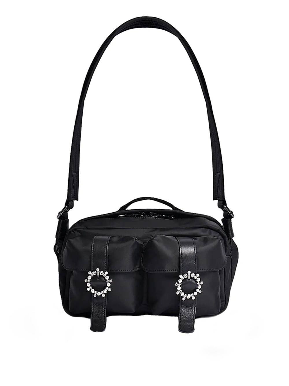 SIMONE ROCHA-BUCKLE CROSSBODY BAG-