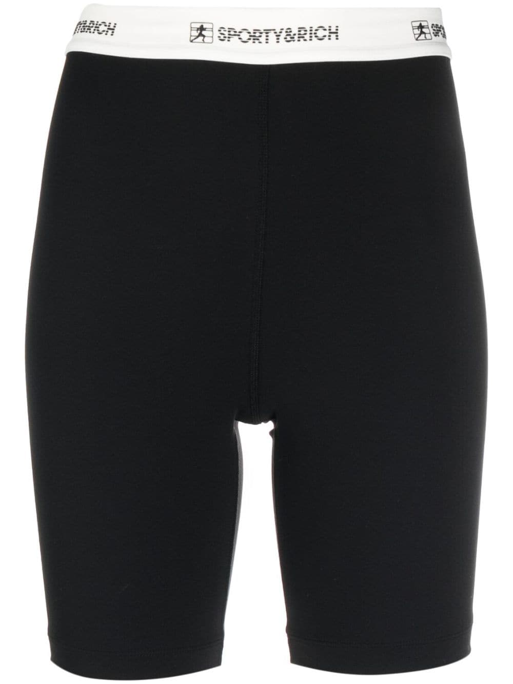 SPORTY & RICH-80S Runner Biker Short-SH835BK BLACK – Dope