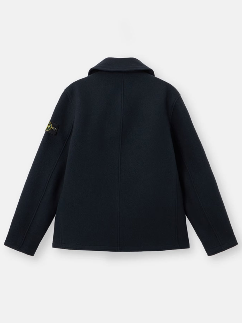 STONE ISLAND-Caban with double-breasted closure-