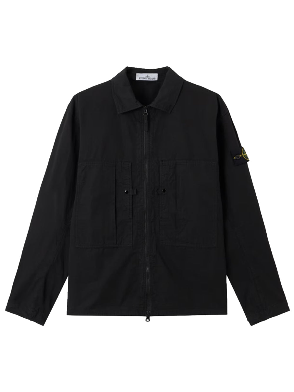 STONE ISLAND-Comfort fit overshirt-1200005S0298 V0029 – Dope