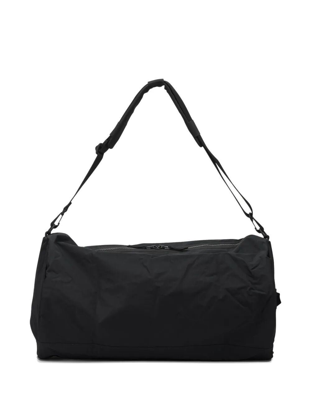 STONE ISLAND-logo-patch messenger bag-