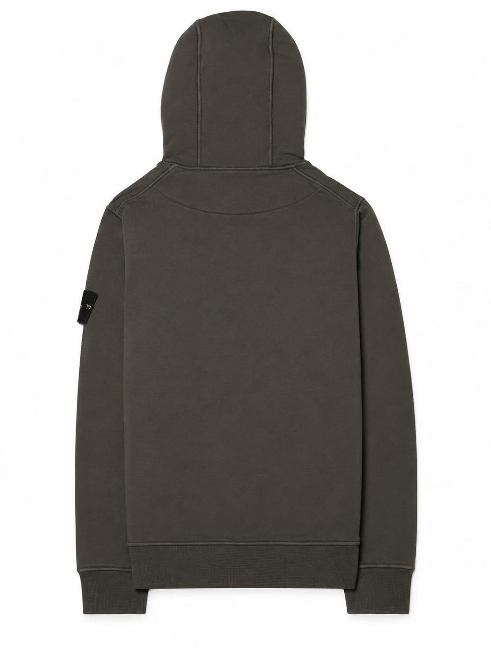 STONE ISLAND-Regular fit hooded sweatshirt-