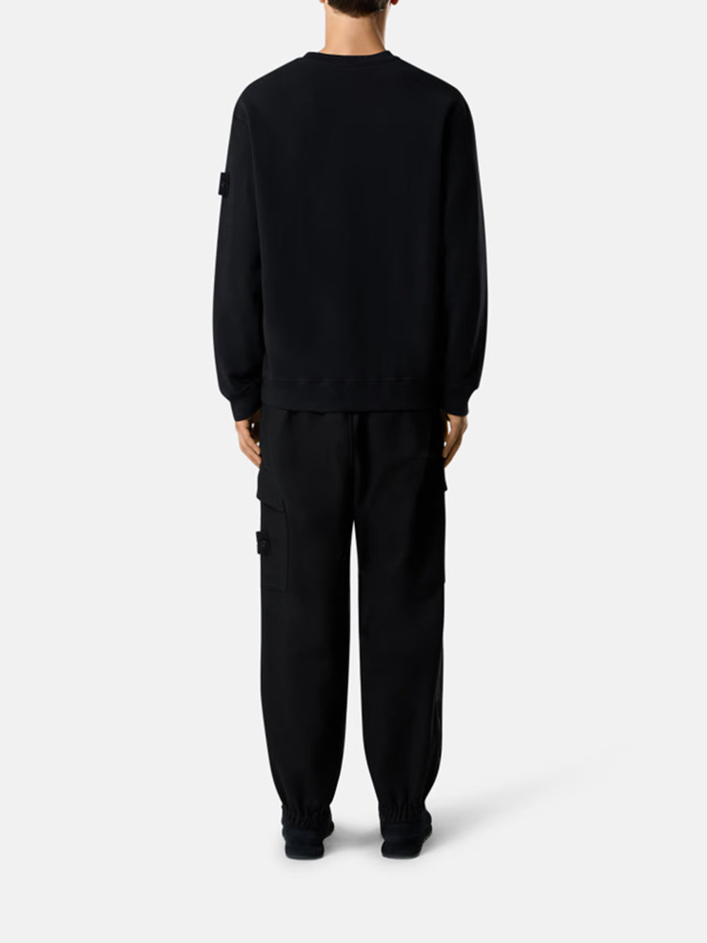 STONE ISLAND-STRETCH COTTON FLEECE STONE ISLAND GHOST-