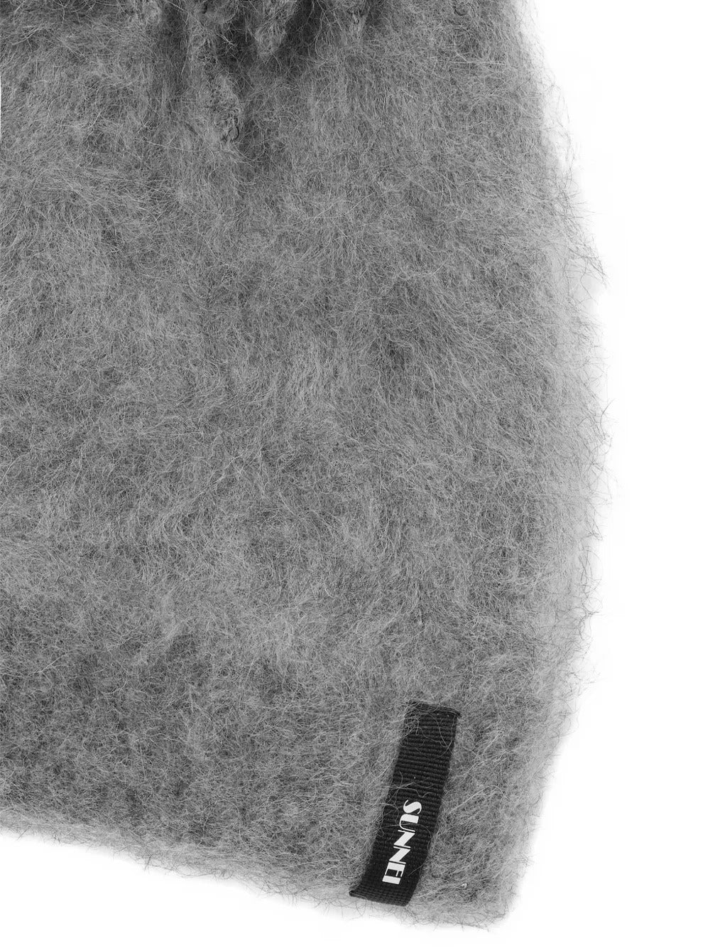 SUNNEI-HAIRY KNIT CHUNKY BEANIE-