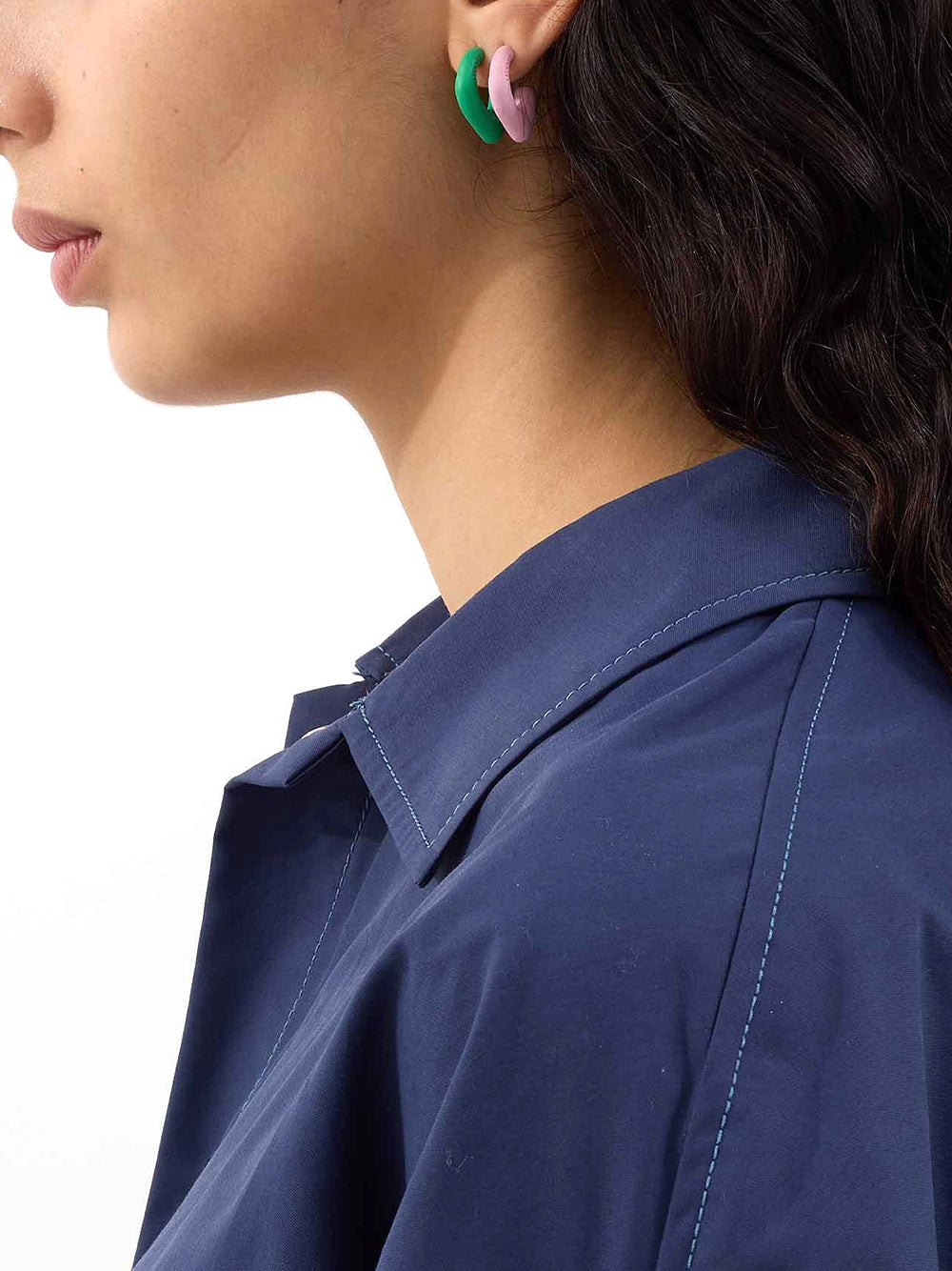 SUNNEI-SINGLE METALLIZED EARRING-