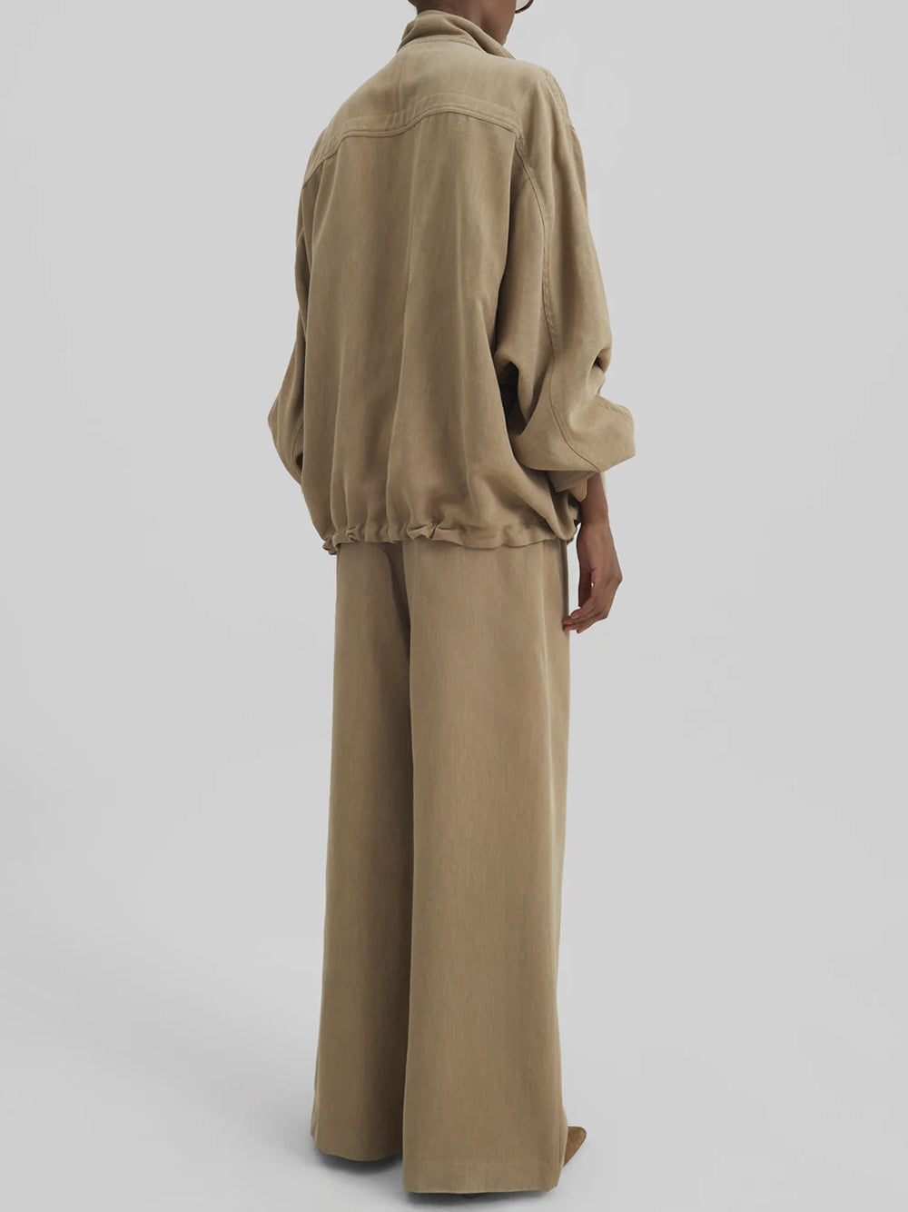 THE FRANKIE SHOP-BREYA LINEN FLUID JACKET-