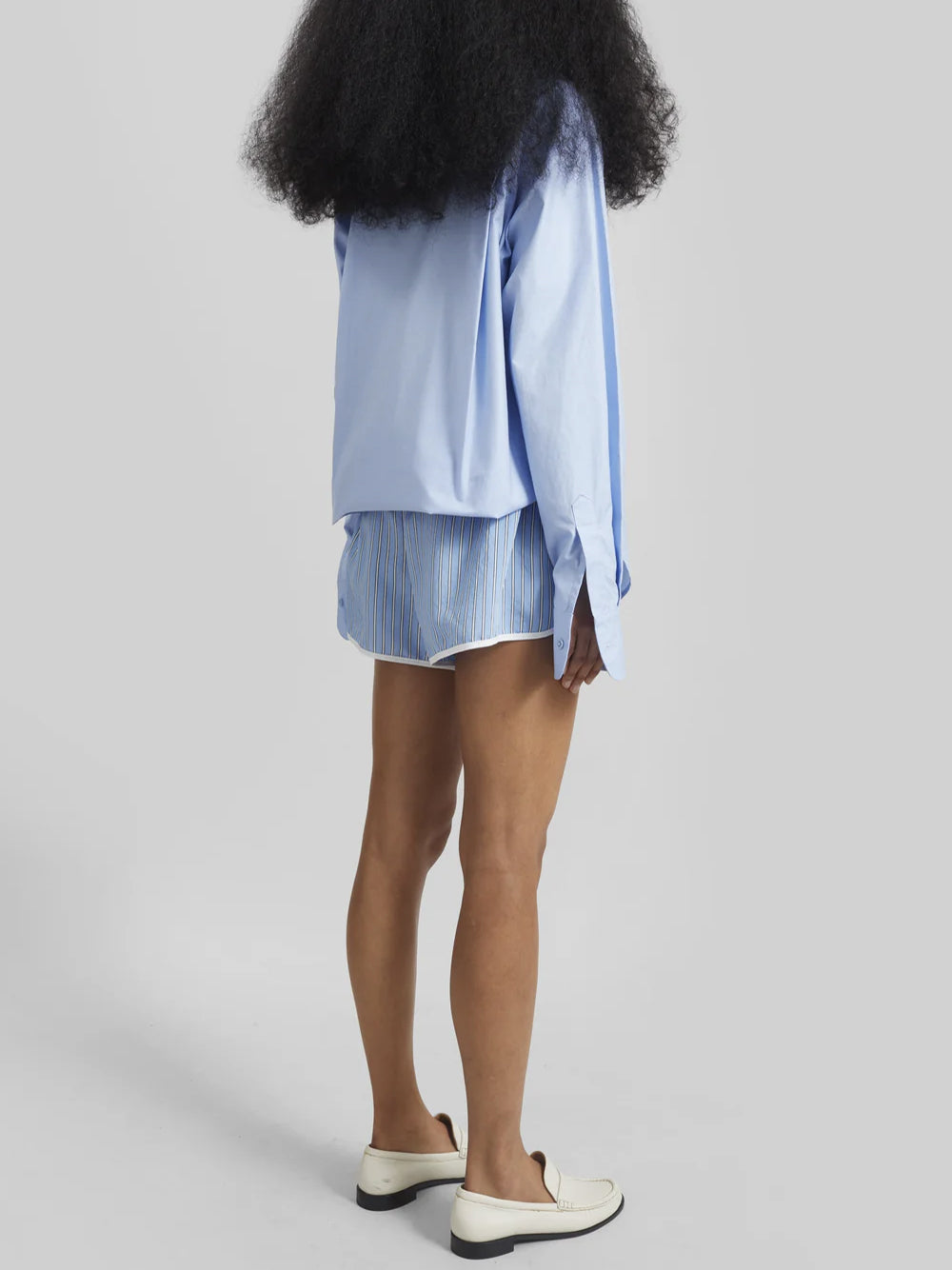 THE FRANKIE SHOP-DEYA FLUID MINI BOXER SHORTS-