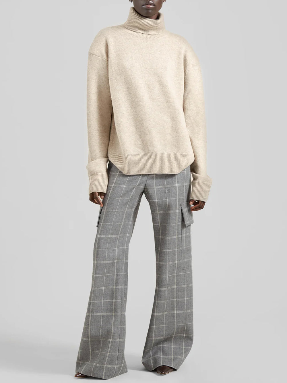 THE FRANKIE SHOP-GALA PADDED KNIT TURTLENECK-