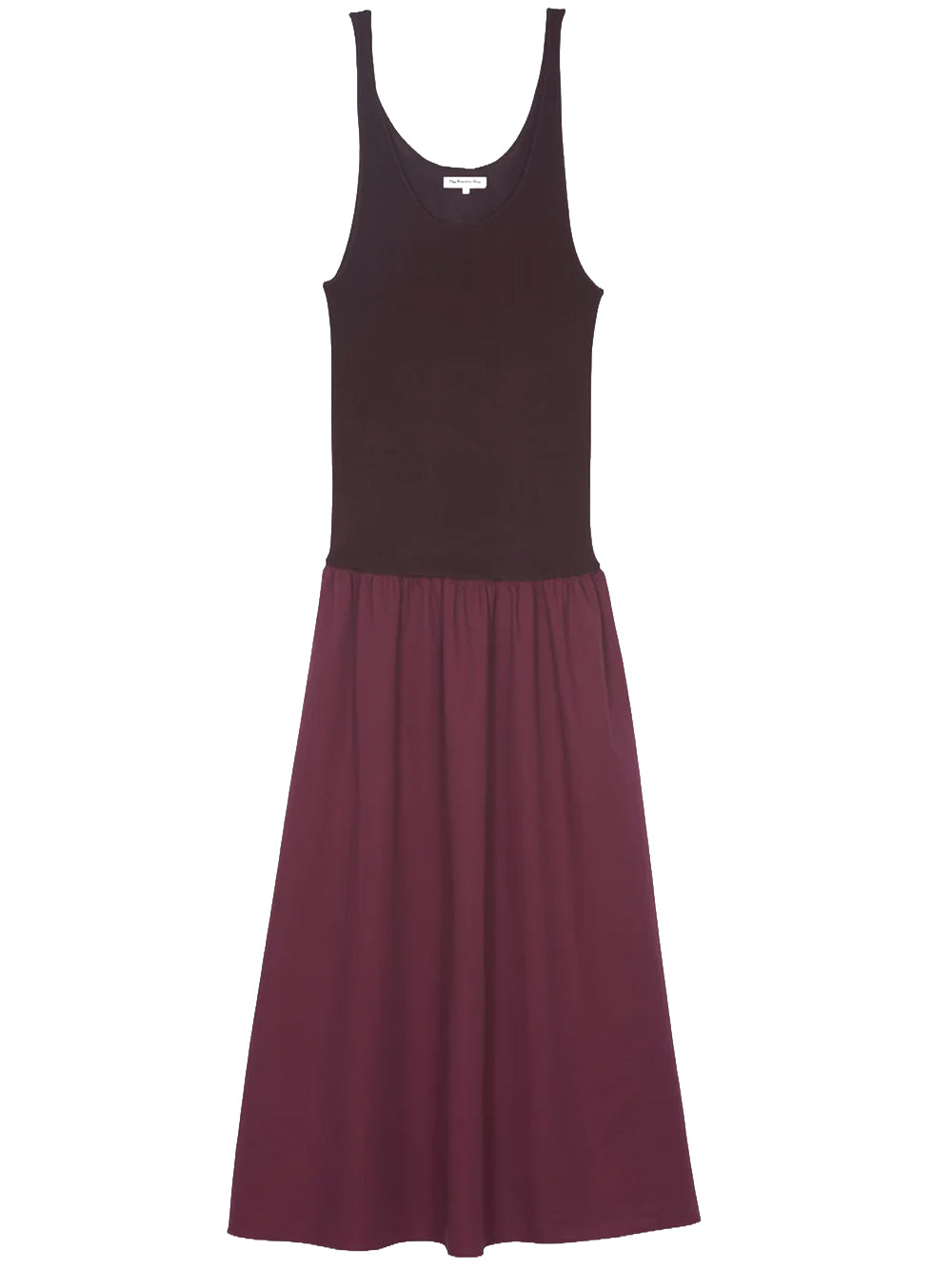 THE FRANKIE SHOP-ILIYA DROP WAIST MAXI DRESS-MDFS21850711 BURGUNDY Dope THE FRANKIE SHOP-ILIYA DROP WAIST MAXI DRESS-MDFS21850711 BURGUNDY Dope