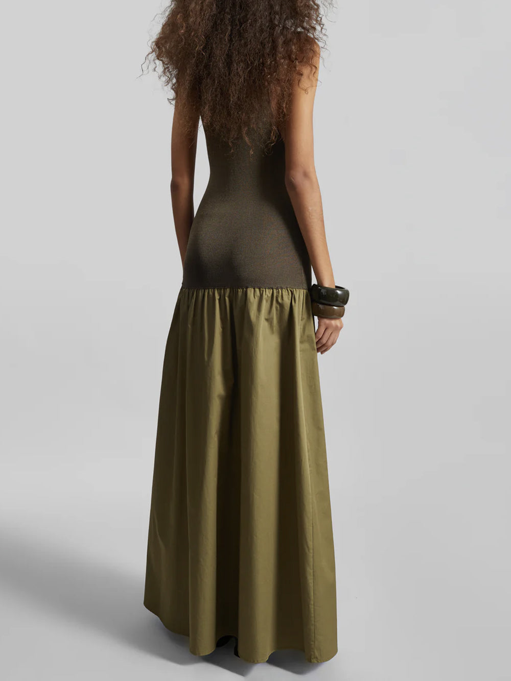THE FRANKIE SHOP-ILIYA DROP WAIST MAXI DRESS-