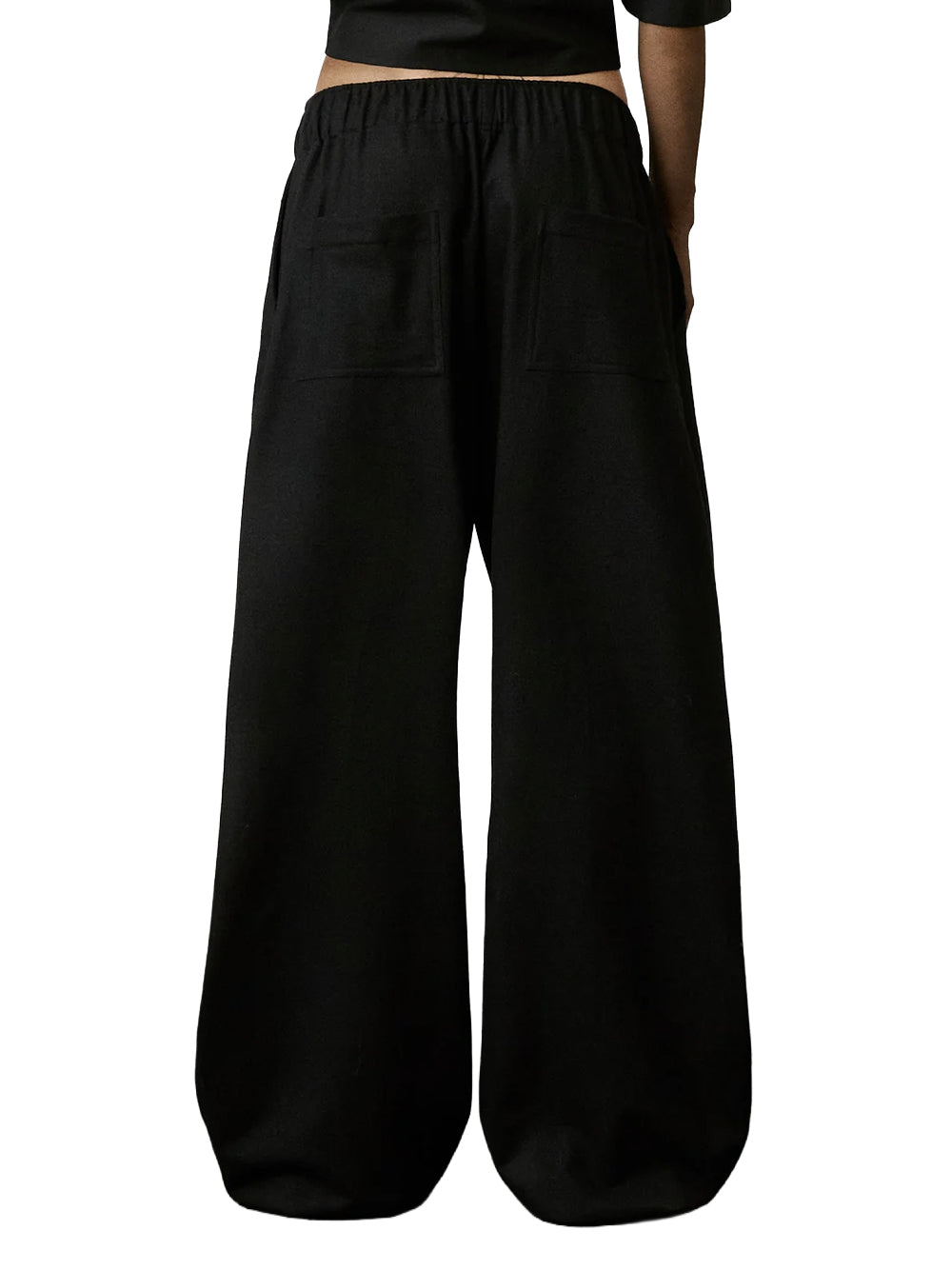 THE LATEST-DORA FLANNEL WOOL TROUSERS-