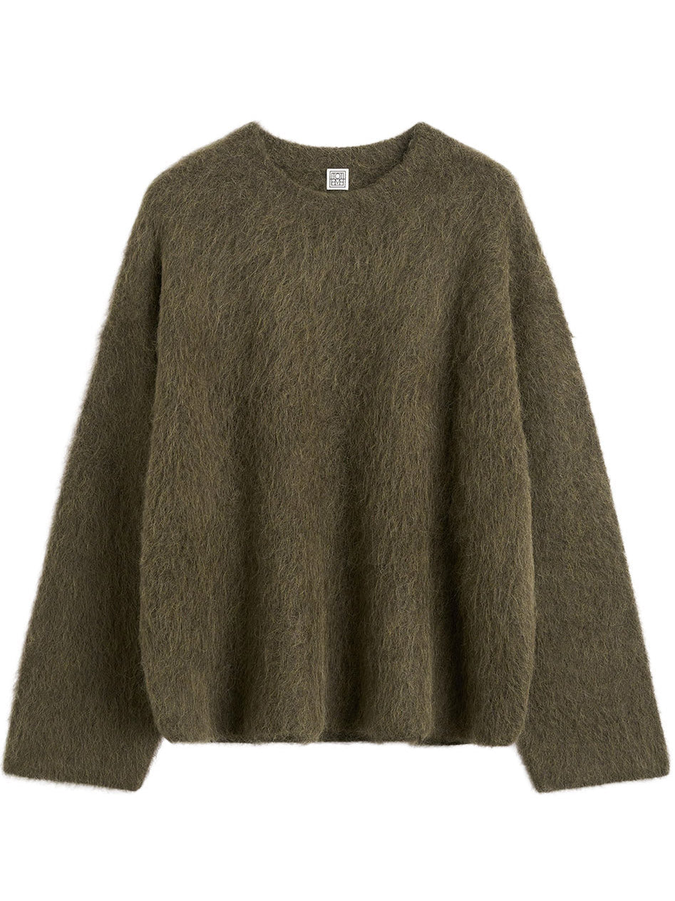 TOTEME-Boxy alpaca knit-244WRT873YA0106 PEPPER – Dope
