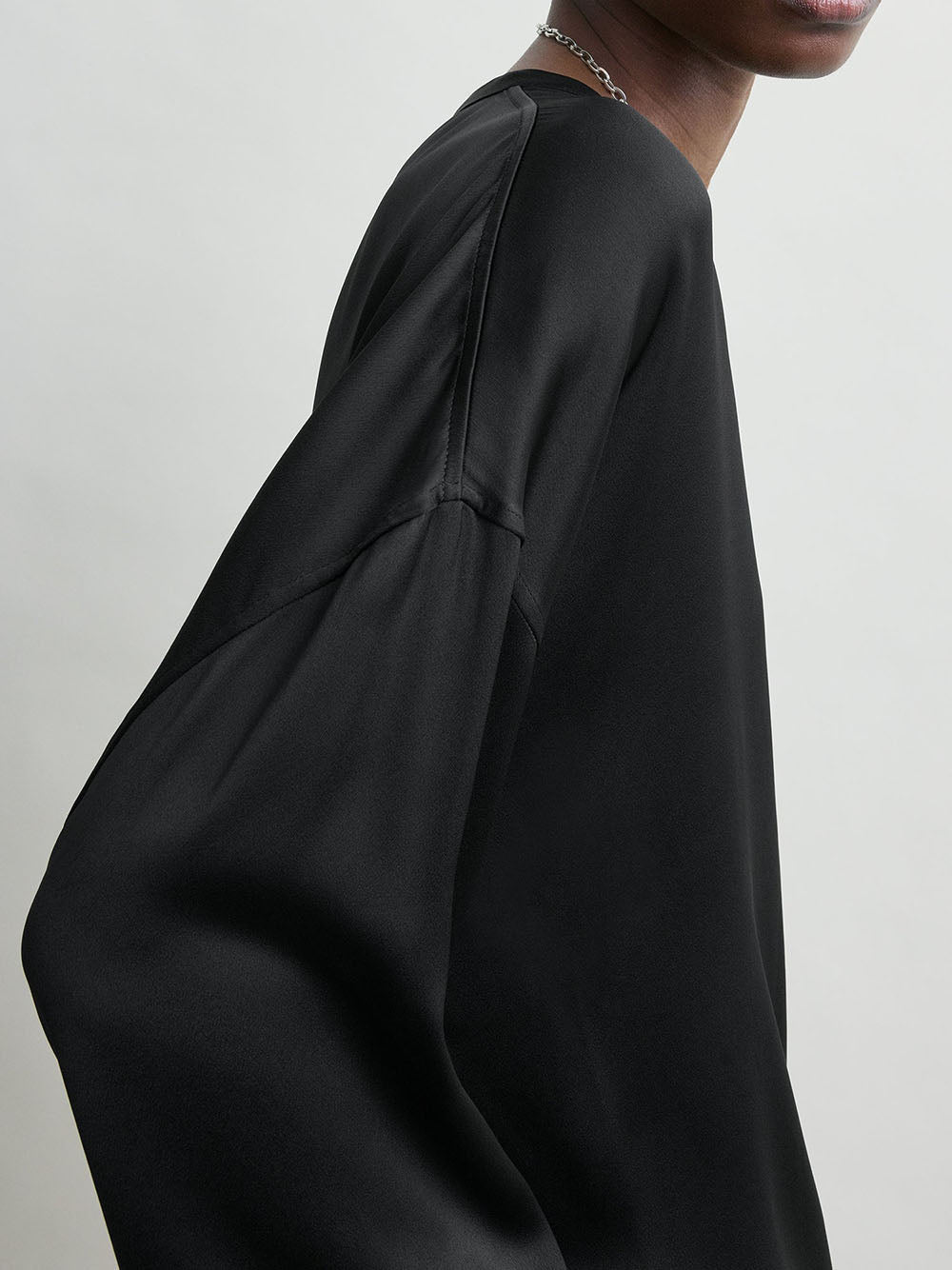 TOTEME-Boxy satin top-