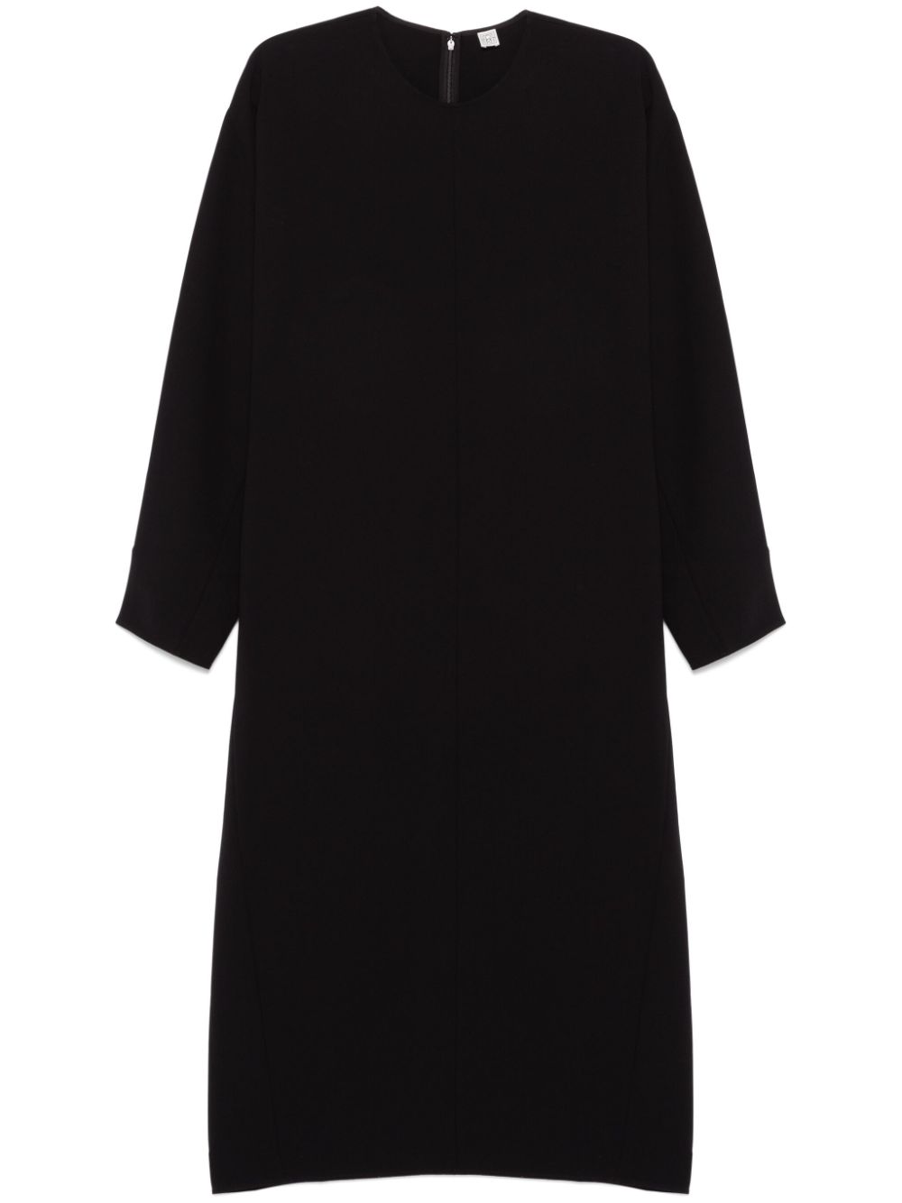 toteme heavy metal dress Toteme - Off-shoulder Roll Knit Dress Black - XS