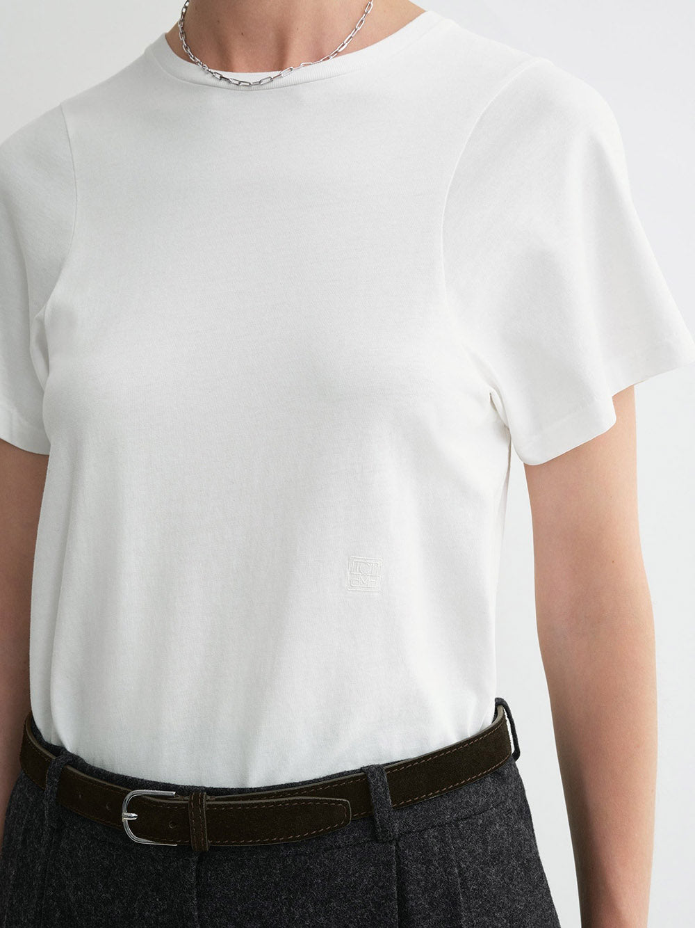 TOTEME-Curved seam tee-