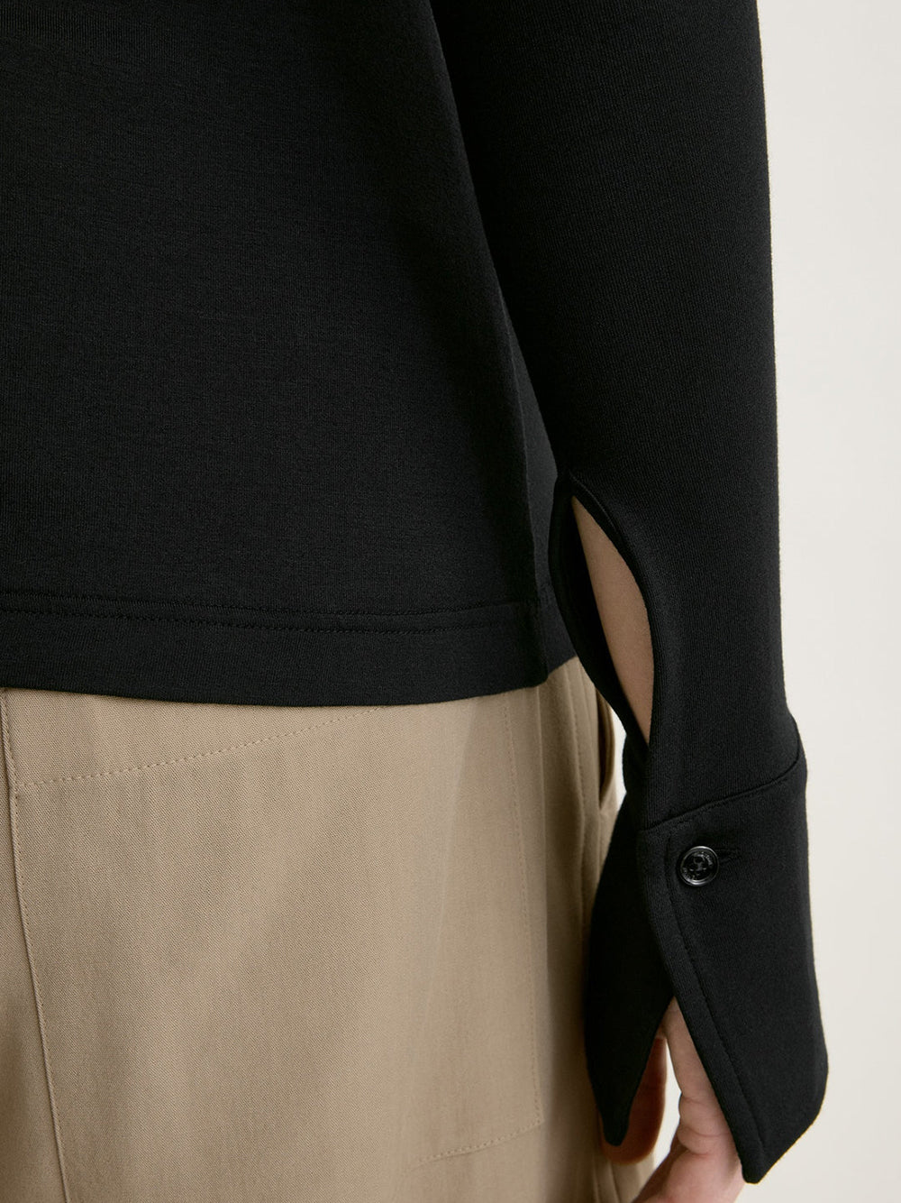 TOTEME-Fitted jersey shirt-