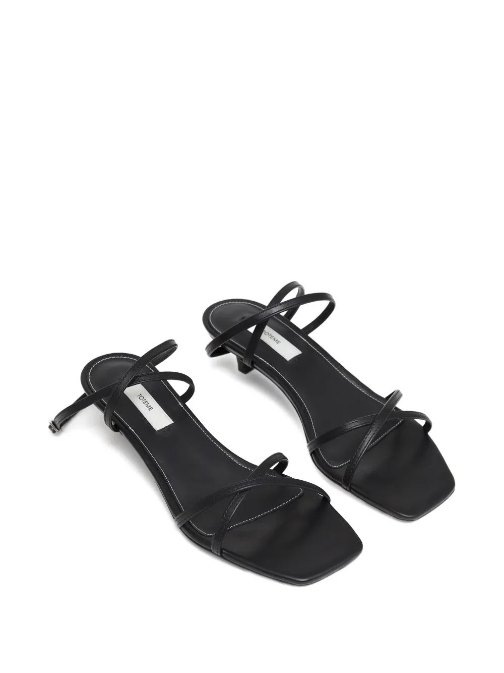 TOTEME-Leather Crossover Sandals-