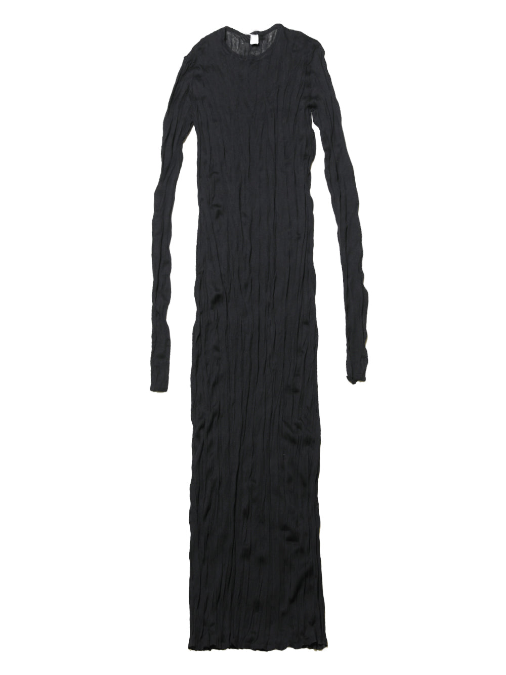 TOTEME-Long-sleeve jersey dress-262WRD0326YA0244 001 BLACK – Dope