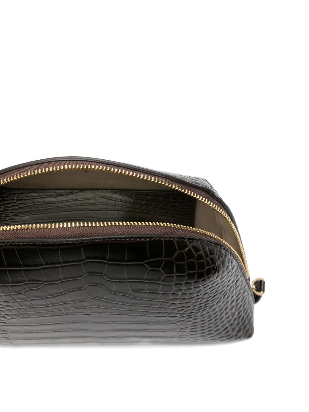 TOTEME-Medium croco-embossed day pouch-