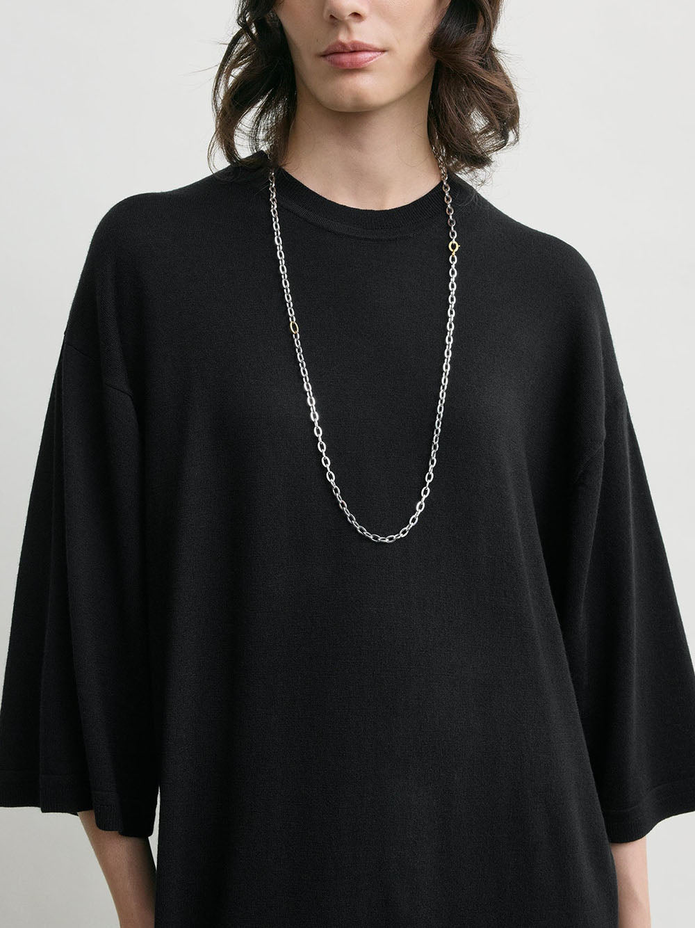 TOTEME-Merino knit tee dress-