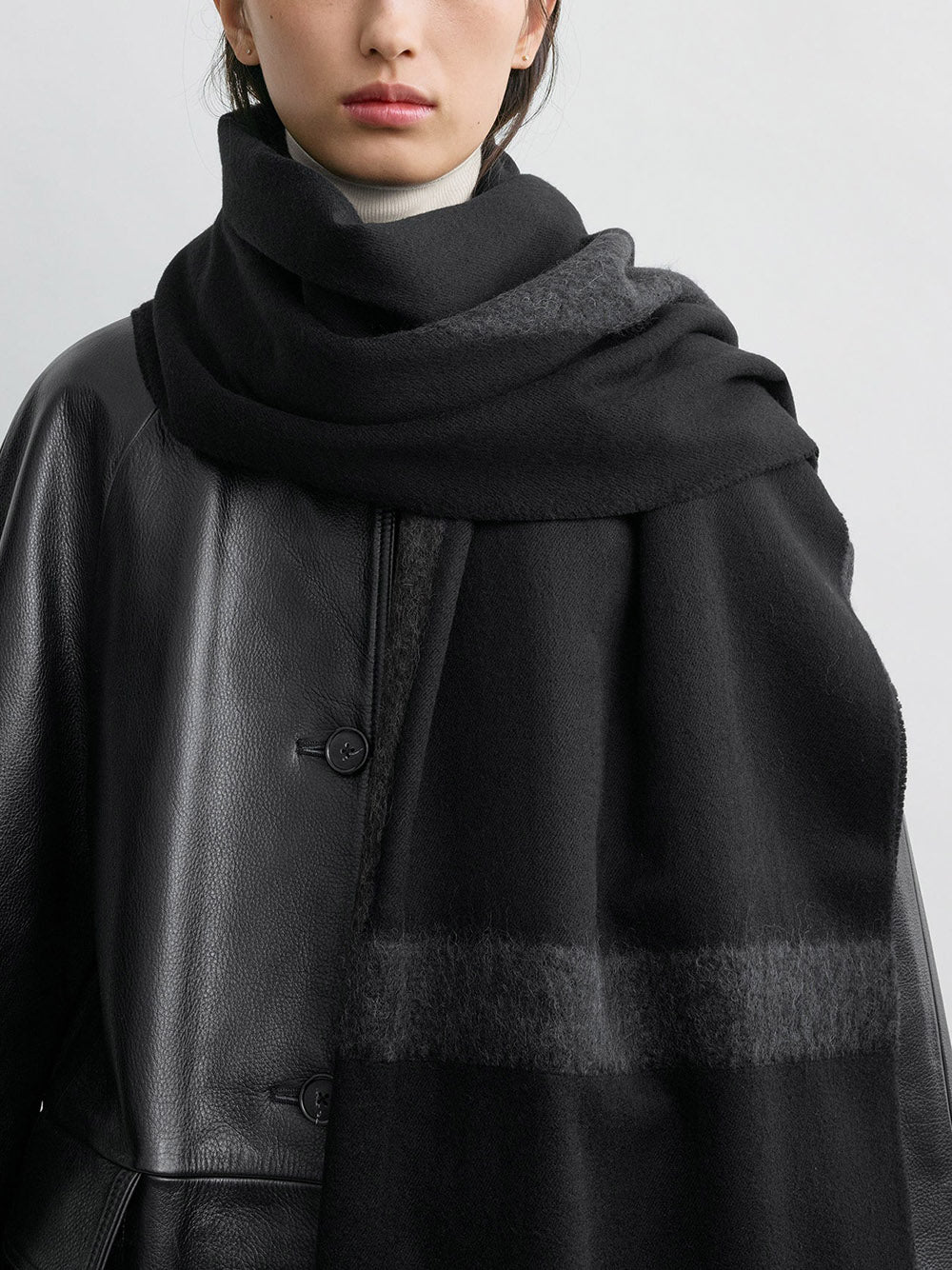 TOTEME-Monogram twill scarf-