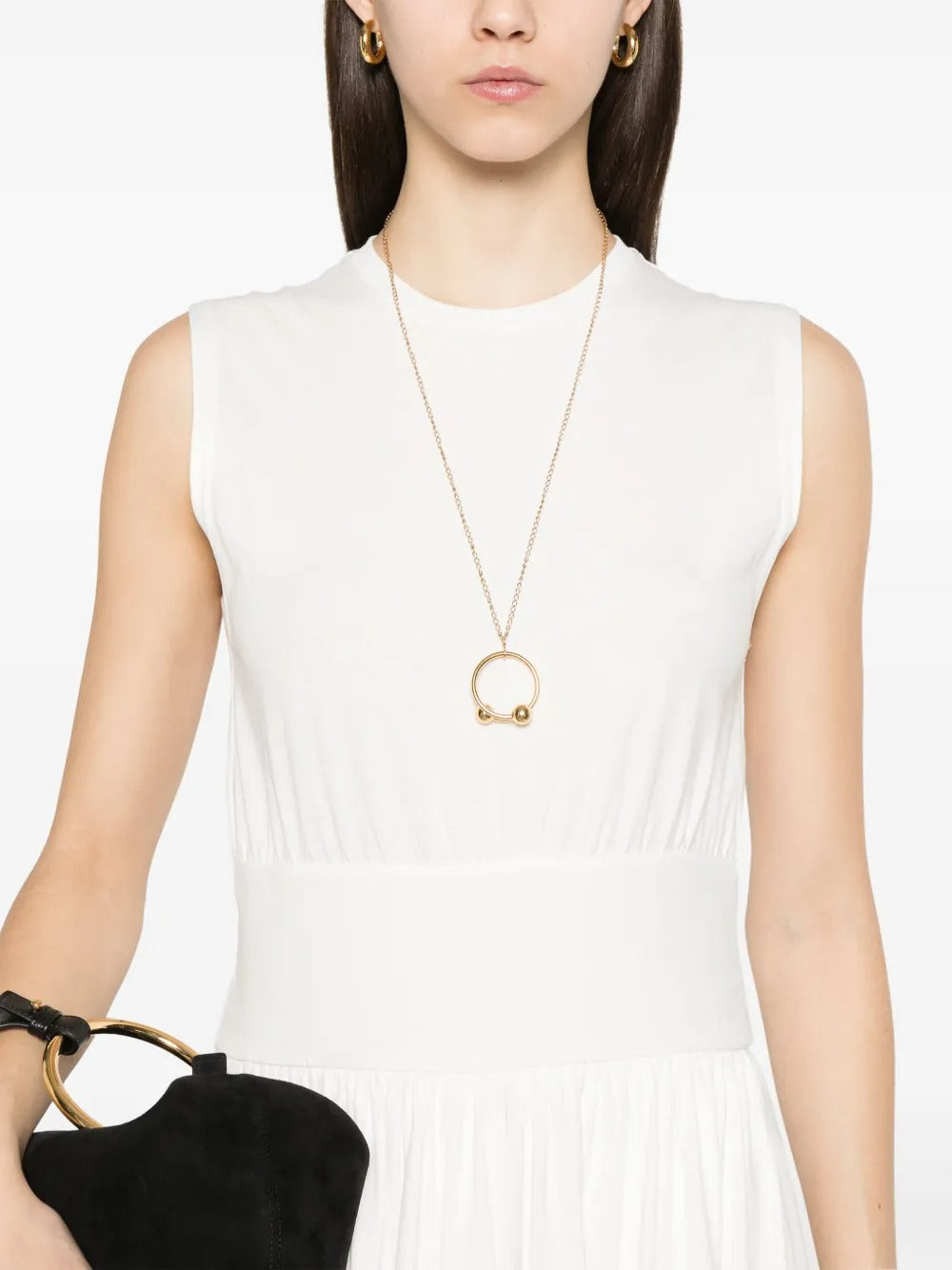 TOTEME-Sleeveless Cotton Tee Dress-