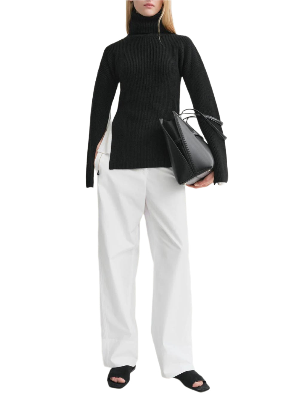 TOTEME-Slit Sleeve Knit-