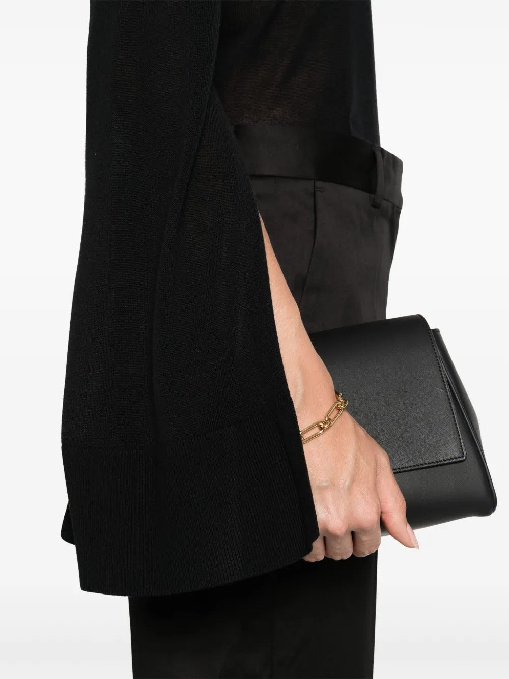 TOTEME-Slit Sleeve Turtleneck-