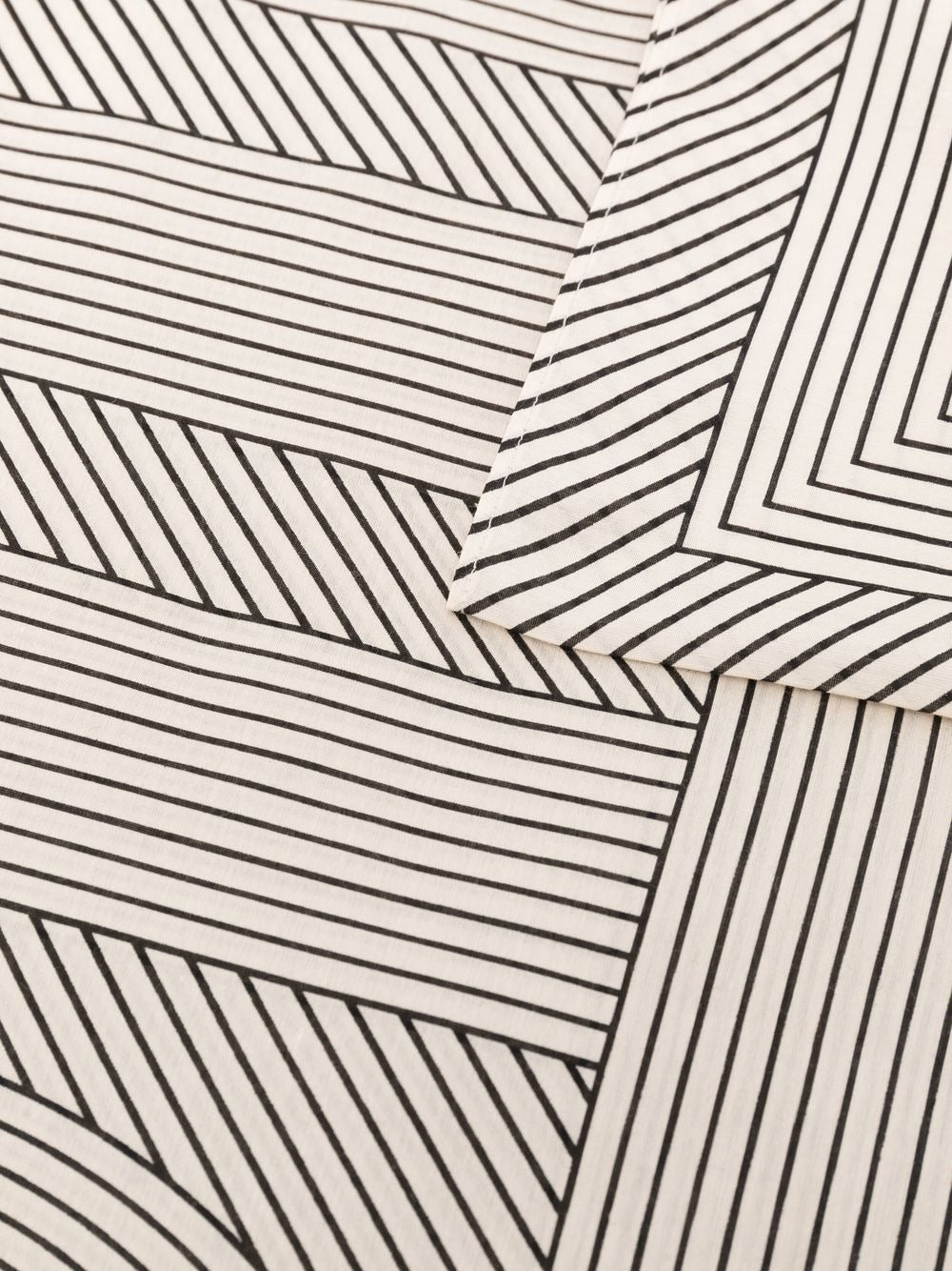 TOTEME-Striped monogram cotton silk sarong-223876217 CREME 105