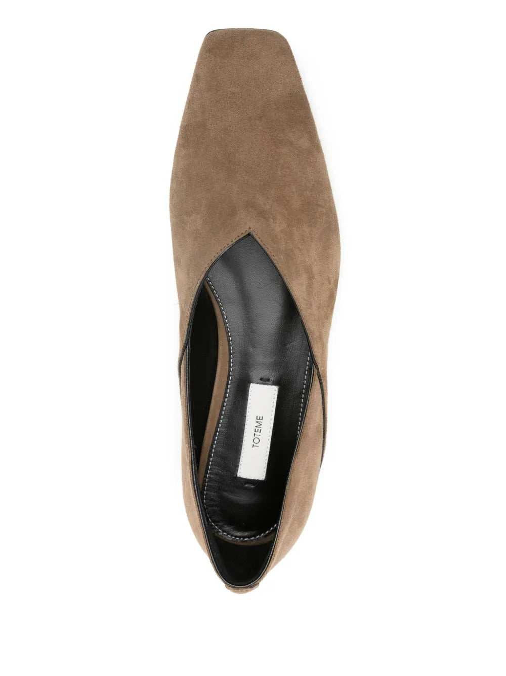 TOTEME-suede ballet flats-