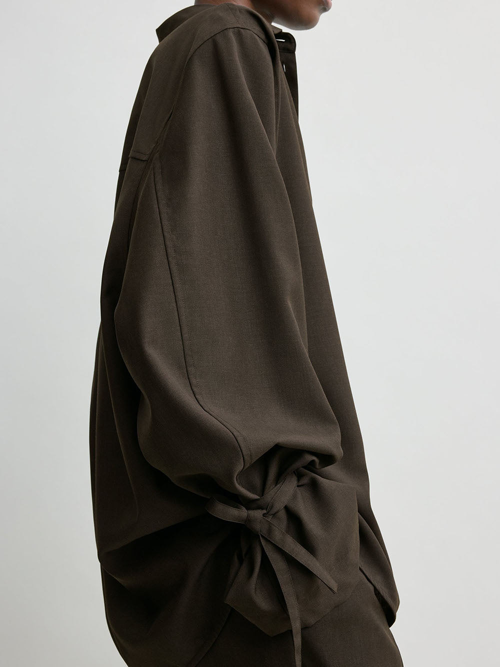 TOTEME-Tie-cuff shirt-