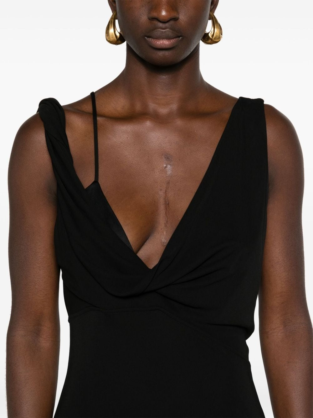 TOTEME-Twist Drape Dress-